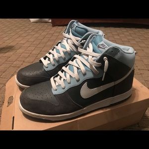 Nike Dunk High- Blue Grey White size 13 GREAT COND